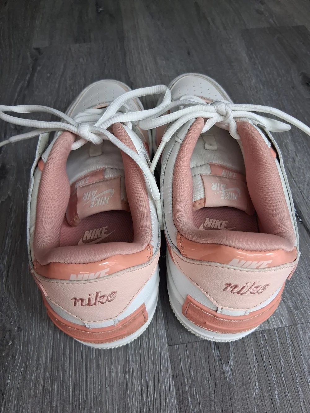 Nike Air Force 1 Shadow Washed Coral Low-Top AF1 Sneakers Women's 8
